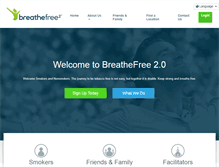 Tablet Screenshot of breathefree2.com